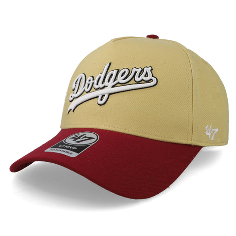Gorra '47 MLB Dodgers Sure Shot MVP Amarillo/Rojo Unitalla