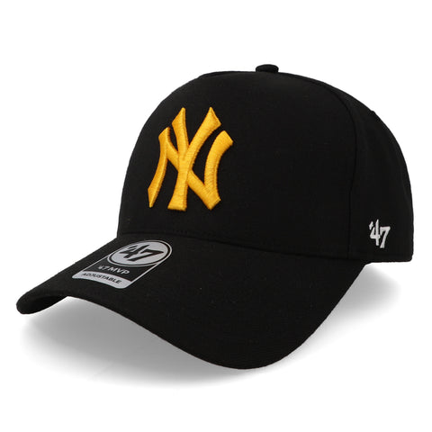 Gorra '47 MLB Yankees Sure Shot MVP Negro/Amarillo Unitalla