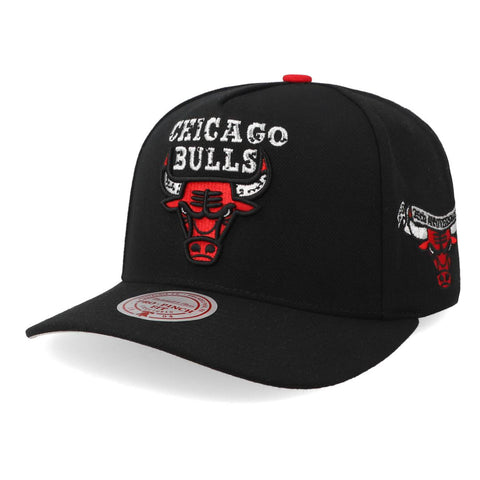 Gorra Mitchell and Ness NBA Bulls Hook Pro Negro Unitalla