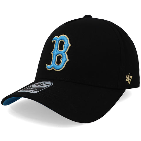 Gorra '47 MLB Red Sox Ballpark MVP Negro Unitalla