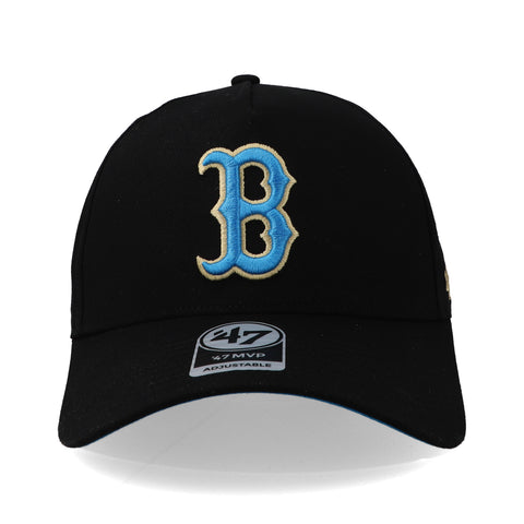 Gorra '47 MLB Red Sox Ballpark MVP Negro Unitalla