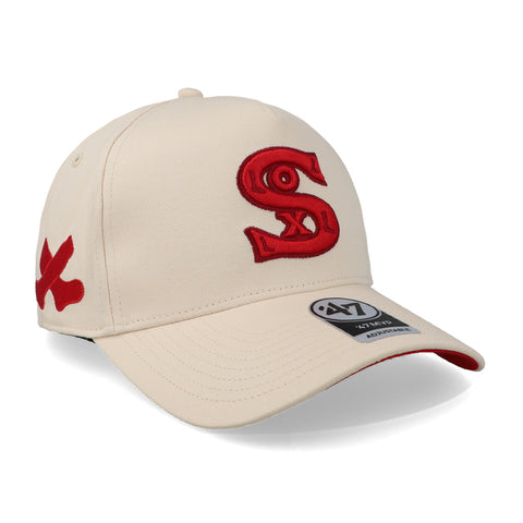 Gorra '47 MLB White Sox Two Tone White Sure Shot Natural Unitalla