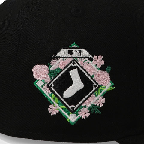 Gorra New Era 59Fifty MLB White Sox Visera Floral Cerrada