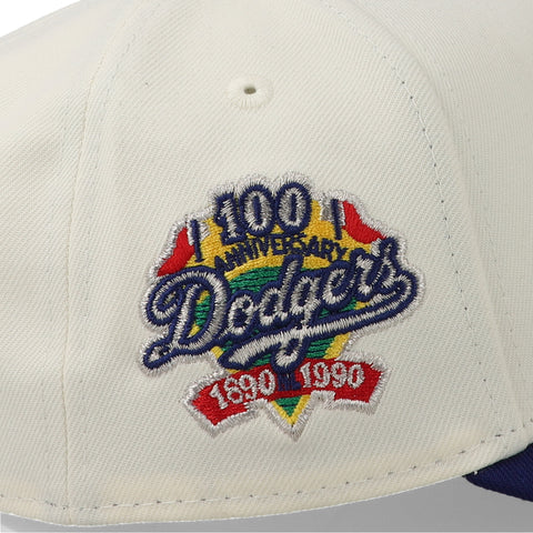Gorra New Era 9Forty MLB Dodgers Crema OTC Unitalla