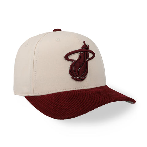 Gorra Mitchell & Ness NBA Heat Fall Cord Pro Snapback