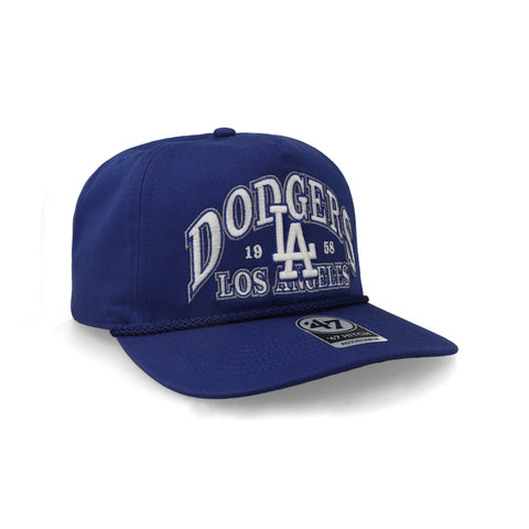 Gorra '47 MLB Dodgers Break Wood Hitch Azul Rey Unitalla