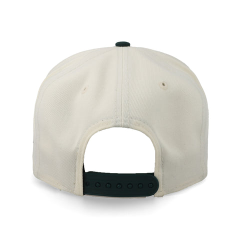 Gorra New Era 9Forty MLB Dodgers Crema Verde Oscuro Unitalla