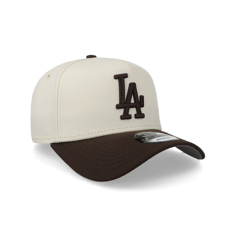 Gorra New Era 9Forty MLB Dodgers Crema Nogal Unitalla