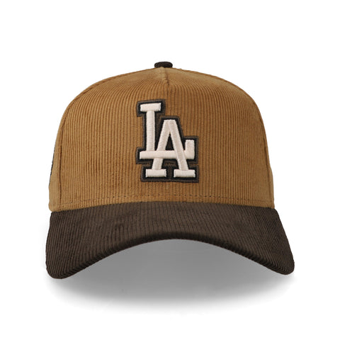 Gorra New Era 9Forty MLB Dodgers Nogal Pana Unitalla