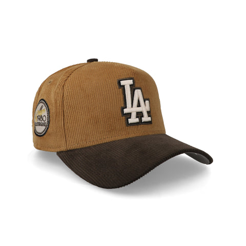 Gorra New Era 9Forty MLB Dodgers Nogal Pana Unitalla