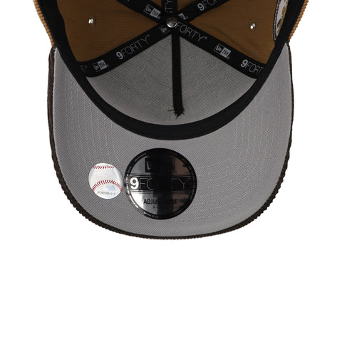 Gorra New Era 9Forty MLB Orioles Blanco Nogal Pana Unitalla