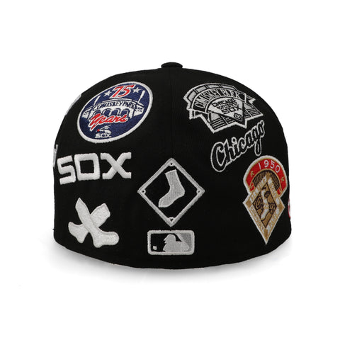 Gorra New Era 59Fifty MLB White Sox All Over OTC Cerrada