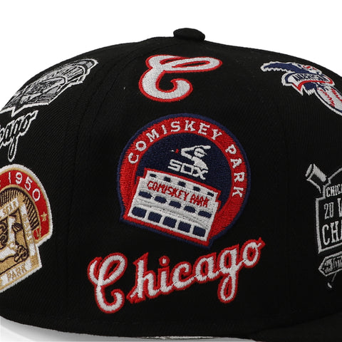 Gorra New Era 59Fifty MLB White Sox All Over OTC Cerrada
