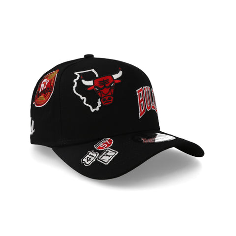 Gorra New Era 9Forty A-Frame NBA Bulls All Over Ajustable