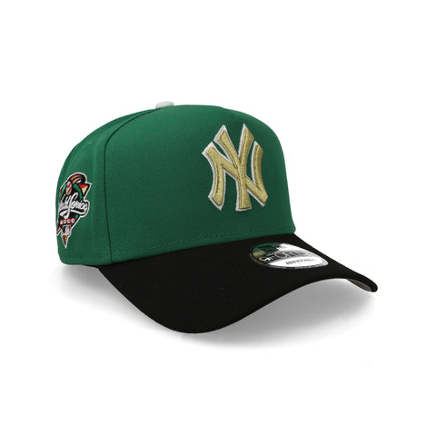 Gorra New Era 9Forty MLB Yankees Verde Kelly Negro Unitalla