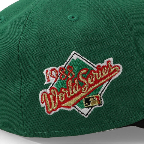 Gorra New Era 9Forty MLB Dodgers Verde Kelly Negro Unitalla