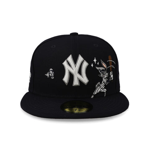 Gorra New Era 59Fifty MLB Yankees Looney Tunes Bugs Cerrada