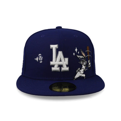 Gorra New Era 59Fifty MLB Dodgers Looney Tunes Bugs Cerrada