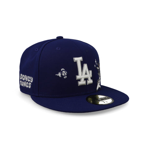 Gorra New Era 59Fifty MLB Dodgers Looney Tunes Bugs Cerrada