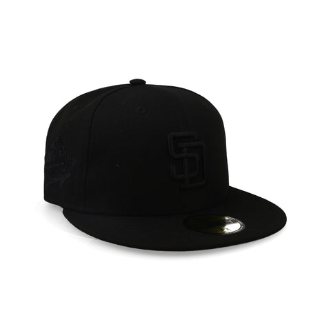 Gorra New Era 59Fifty MLB Padres Tonal Negra Cerrada