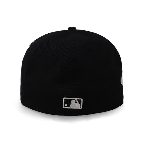 Gorra New Era 59FIFTY MLB Yankees Damaged Twill Negro Intl
