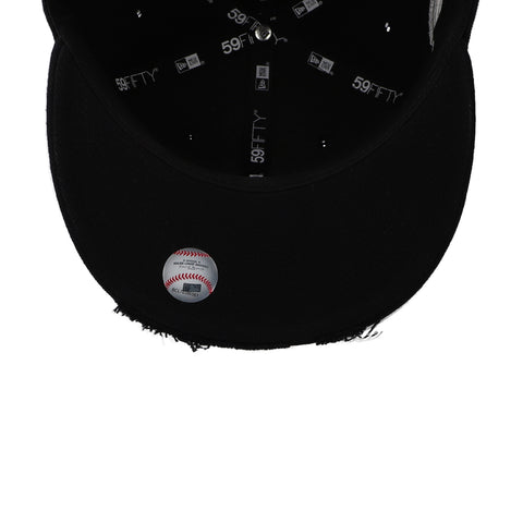 Gorra New Era 59FIFTY MLB Yankees Damaged Twill Negro Intl