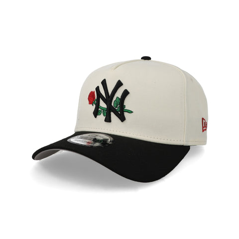 Gorra New Era 9Forty MLB Yankees Crema Negro Unitalla