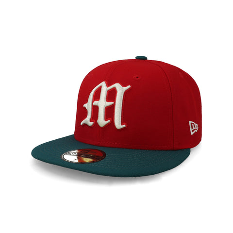 Gorra New Era 59Fifty LMB Diablos Rojos Escarlata Cerrada