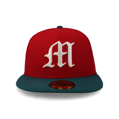 Gorra New Era 59Fifty LMB Diablos Rojos Escarlata Cerrada