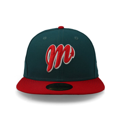 Gorra New Era 59Fifty LMB Diablos Alterna Verde Cerrada