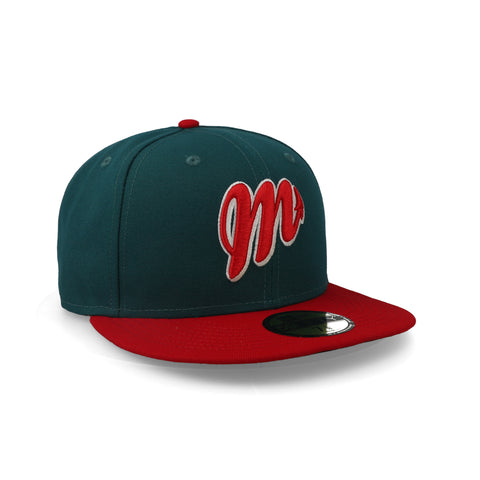 Gorra New Era 59Fifty LMB Diablos Alterna Verde Cerrada