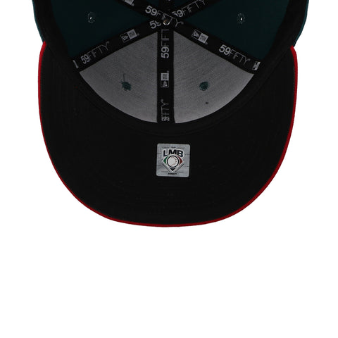 Gorra New Era 59Fifty LMB Diablos Alterna Verde Cerrada