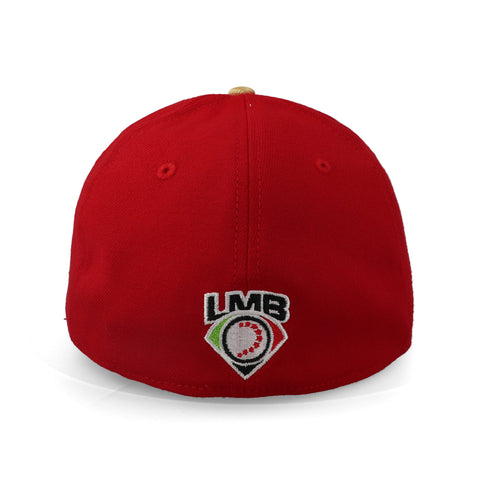 Gorra New Era 39Thirty LMB Diablos Local Roja Cerrada