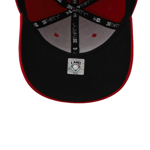 Gorra New Era 39Thirty LMB Diablos Local Roja Cerrada