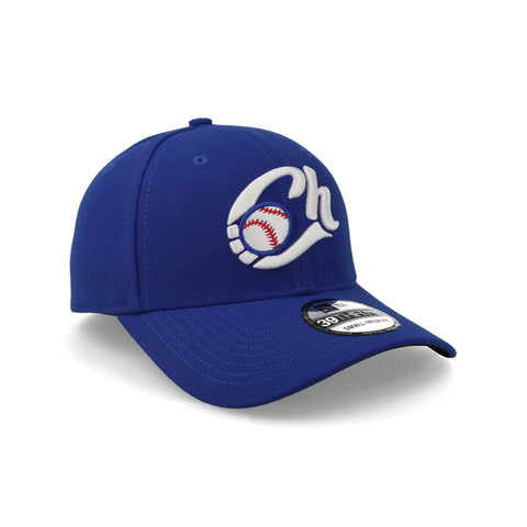 Gorra New Era 39Thirty LMB Charros Local Azul Cerrada