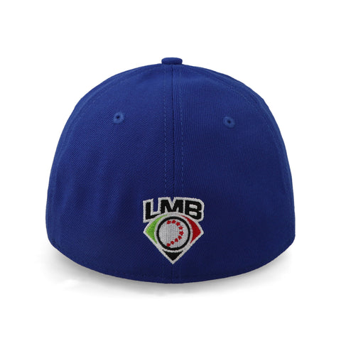 Gorra New Era 39Thirty LMB Charros Local Azul Cerrada