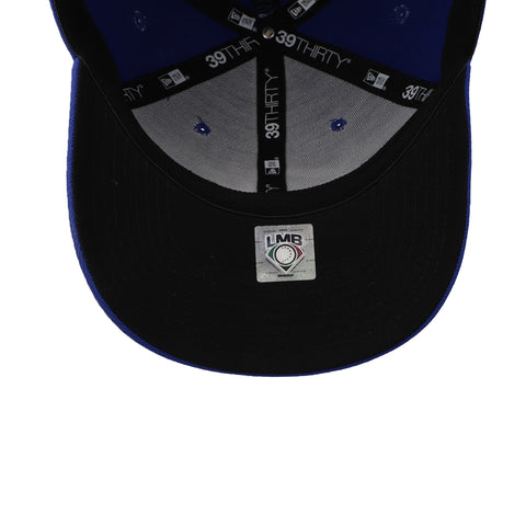 Gorra New Era 39Thirty LMB Charros Local Azul Cerrada