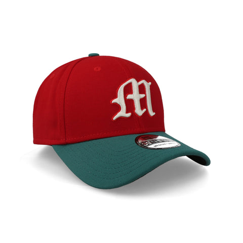 Gorra New Era 39Thirty LMB Diablos Visitante Roja Cerrada