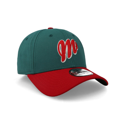 Gorra New Era 39Thirty LMB Diablos Alterna Verde Cerrada