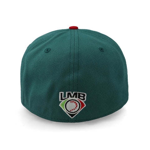 Gorra New Era 39Thirty LMB Diablos Alterna Verde Cerrada