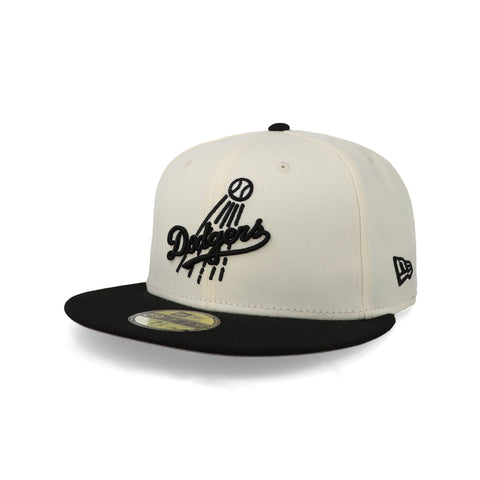 Gorra New Era 59Fifty MLB Dodgers CHR Negro
