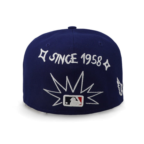 Gorra New Era 59Fifty MLB Dodgers Scribble Cerrada