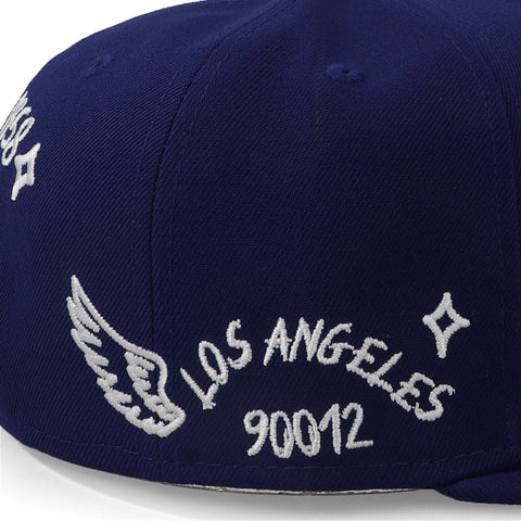 Gorra New Era 59Fifty MLB Dodgers Scribble Cerrada