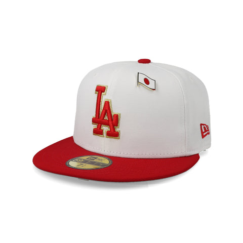 Gorra New Era 59Fifty MLB Dodgers Chrome Walnut Cerrada