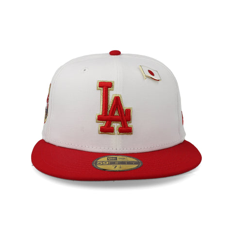 Gorra New Era 59Fifty MLB Dodgers Chrome Walnut Cerrada