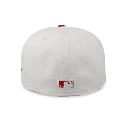 Gorra New Era 59Fifty MLB Dodgers Chrome Walnut Cerrada