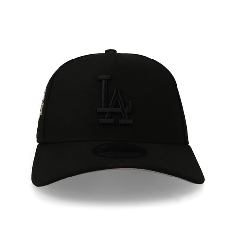 Gorra New Era 9Forty A-Frame MLB Dodgers WS25 Negra Unitalla