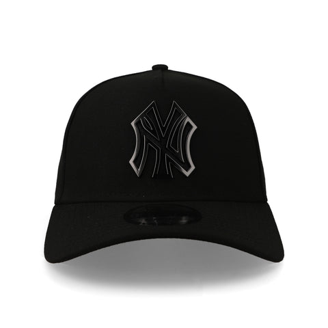 Gorra New Era 9Forty A-Frame MLB Yankees Metal Full Negra