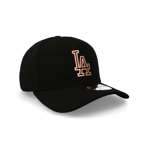 Gorra New Era 9Forty A-Frame MLB Dodgers Metal Badge Negra