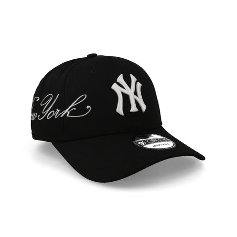 Gorra New Era 9Forty MLB Yankees Cross Panels Script